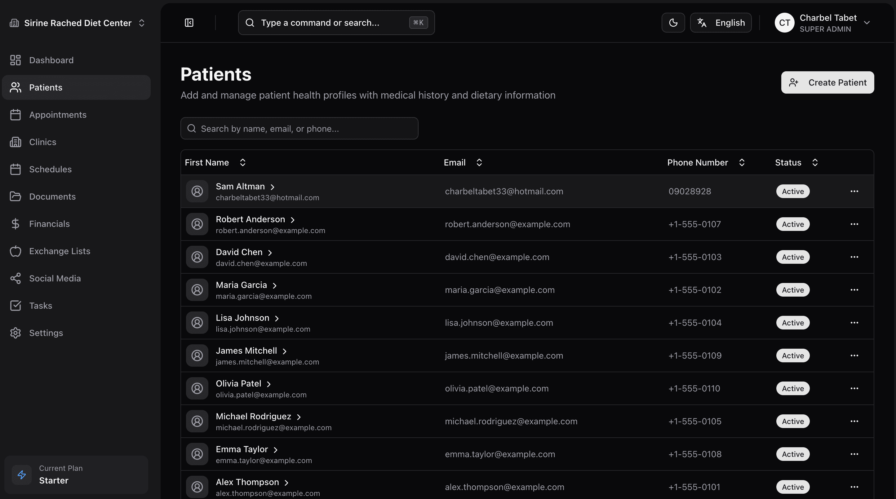 NutriMedAI Desktop Dashboard